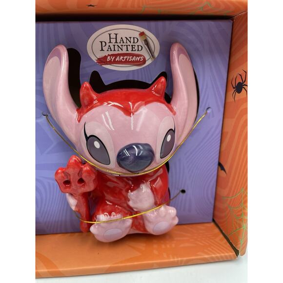 Disney Stitch Angel and Devil Salt and Pepper Shakers NEW In Box - Picture 2 of 7